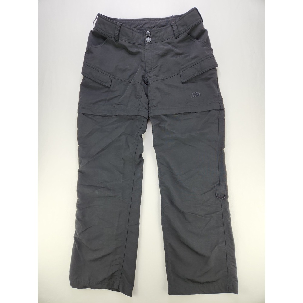 The North Face Women's Sz 8 Short Court Active Convertible Pants Shorts Black